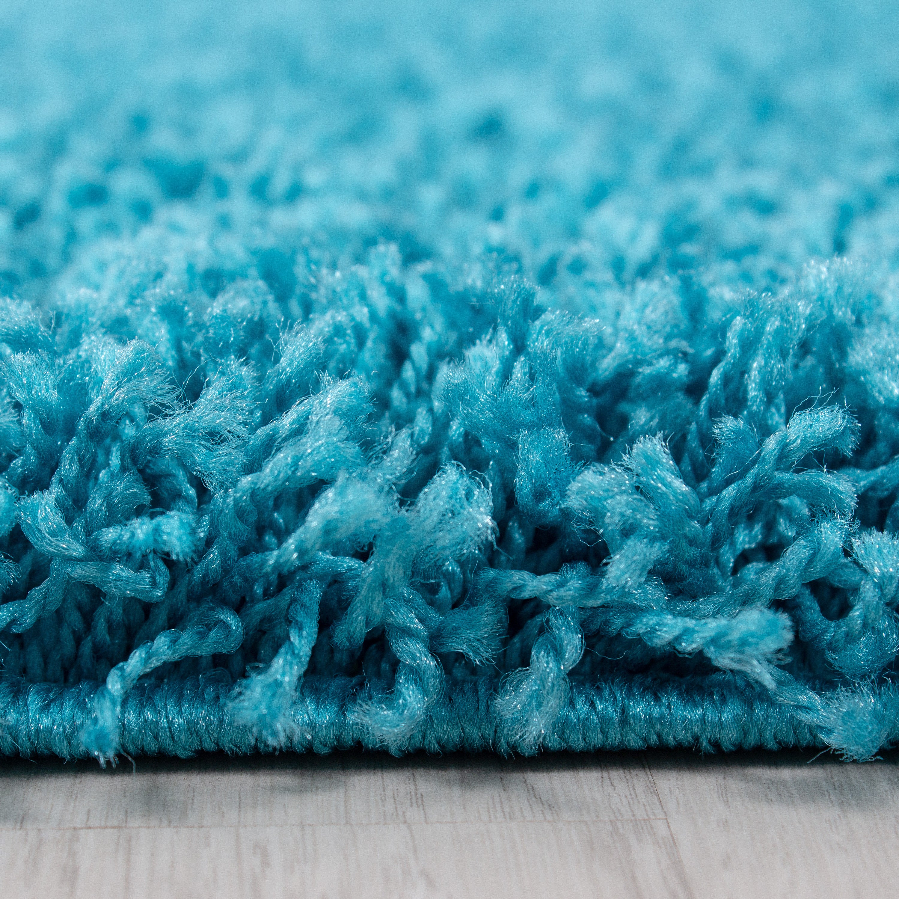 Dream Hochflor Teppich Türkis
