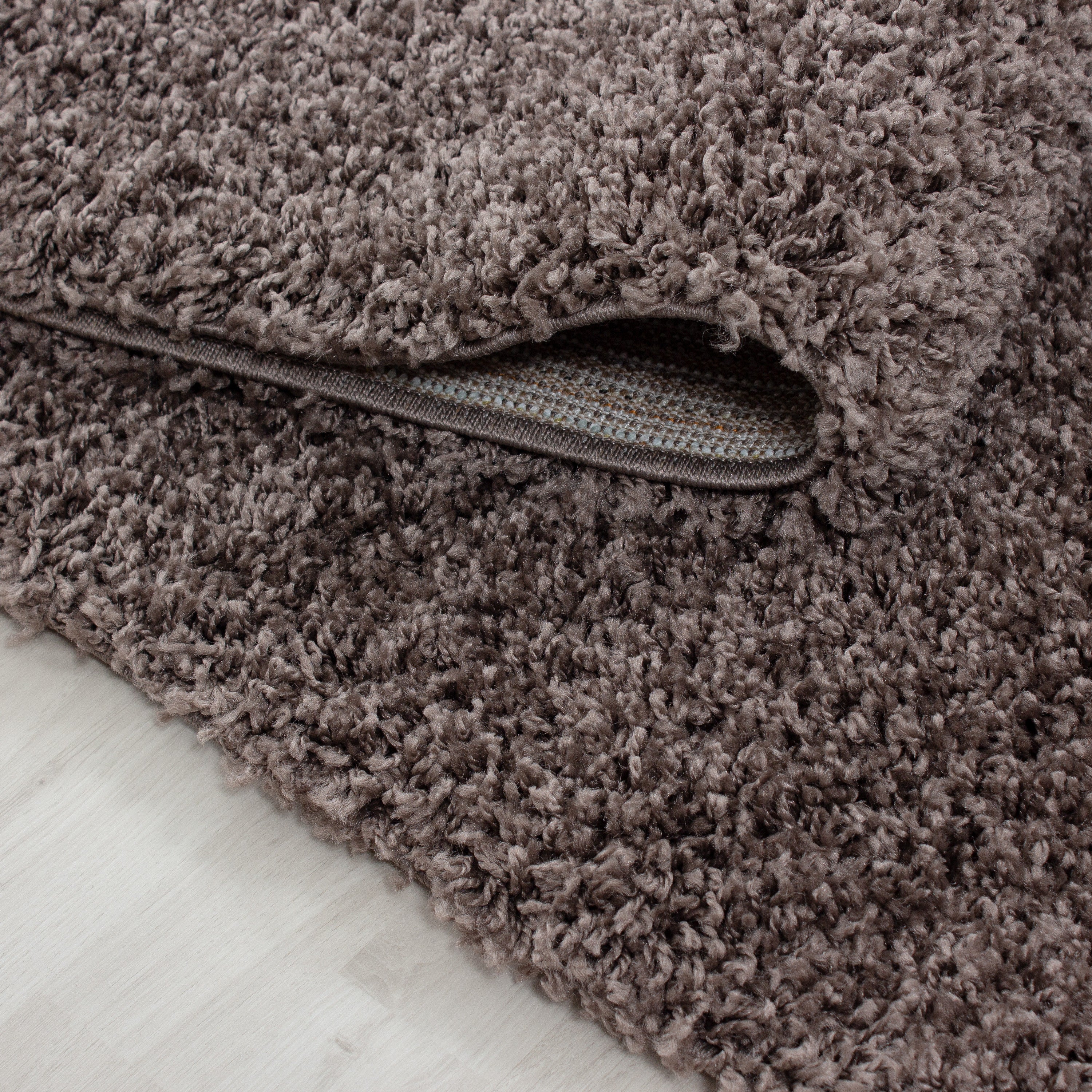 Dream Hochflor Teppich Taupe