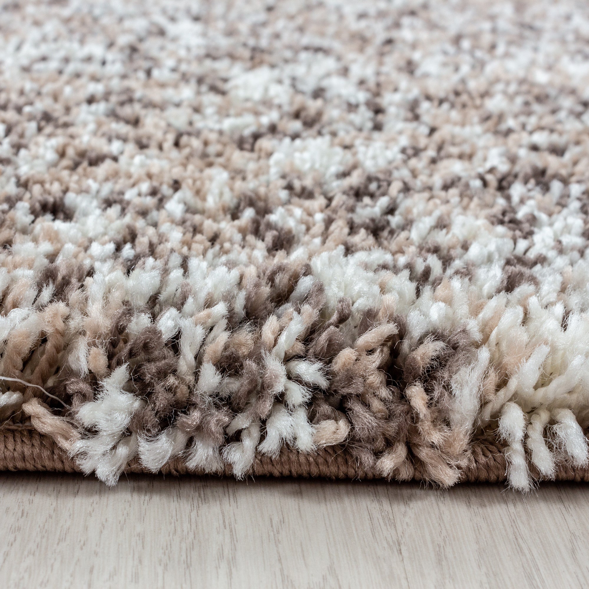 Enjoy Hochflor Teppich Beige