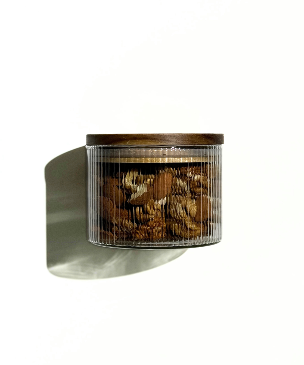 Vorratsgläser Akazie Stripe Sparset