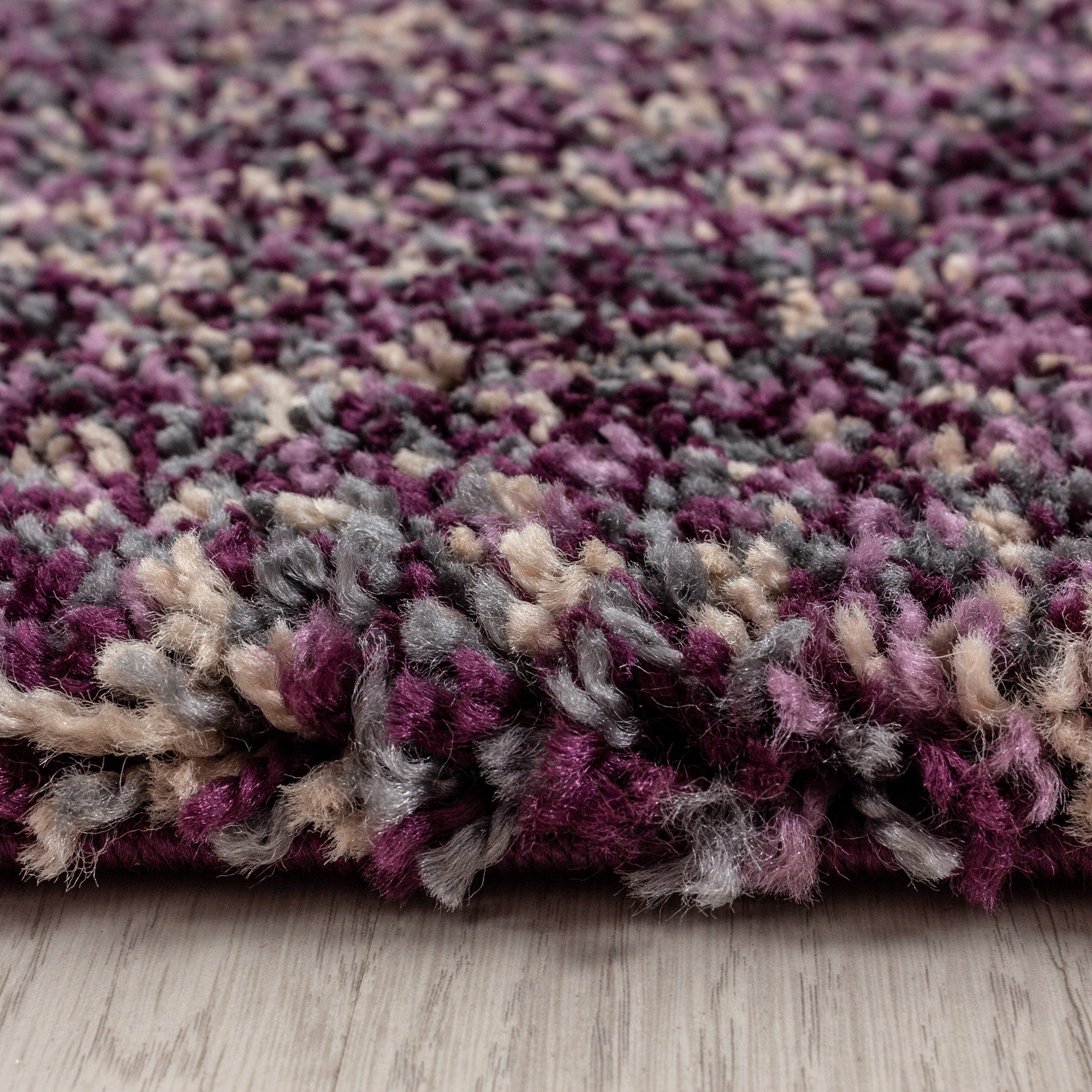 Enjoy Hochflor Teppich Violett