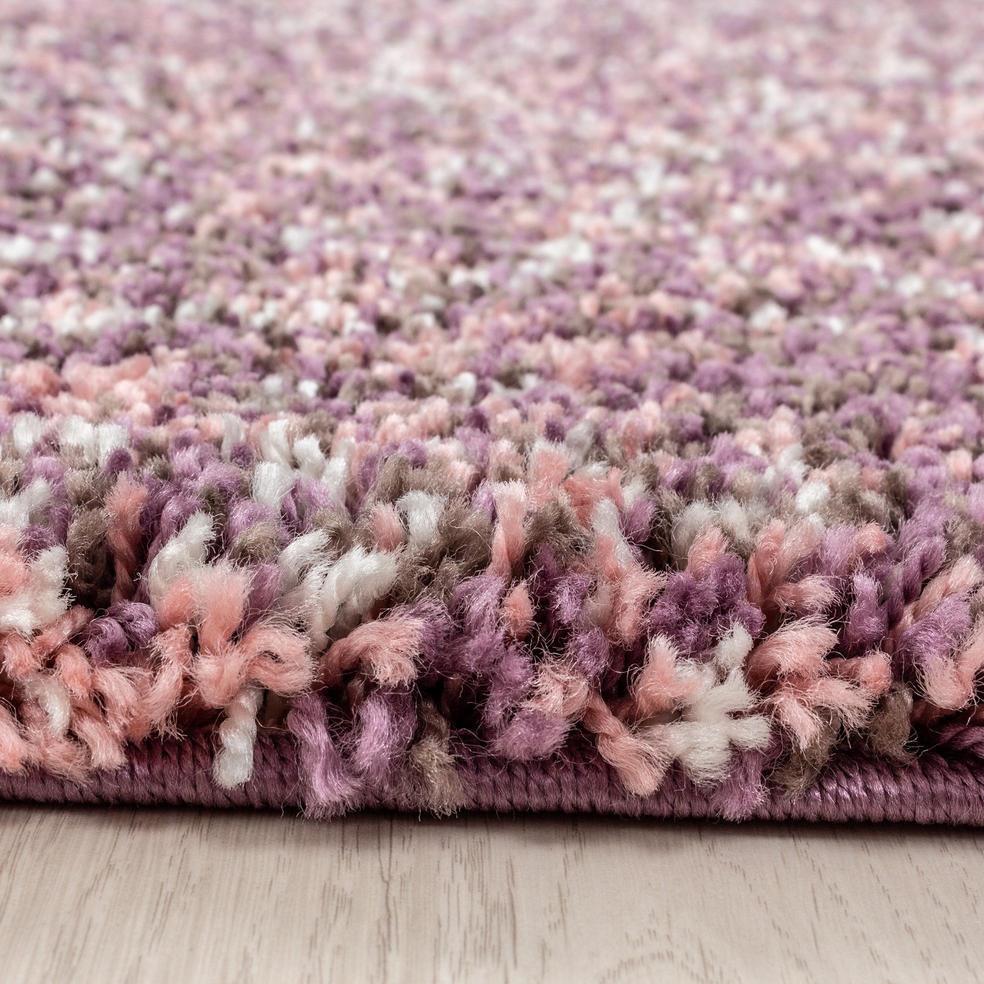Enjoy Hochflor Teppich Pink