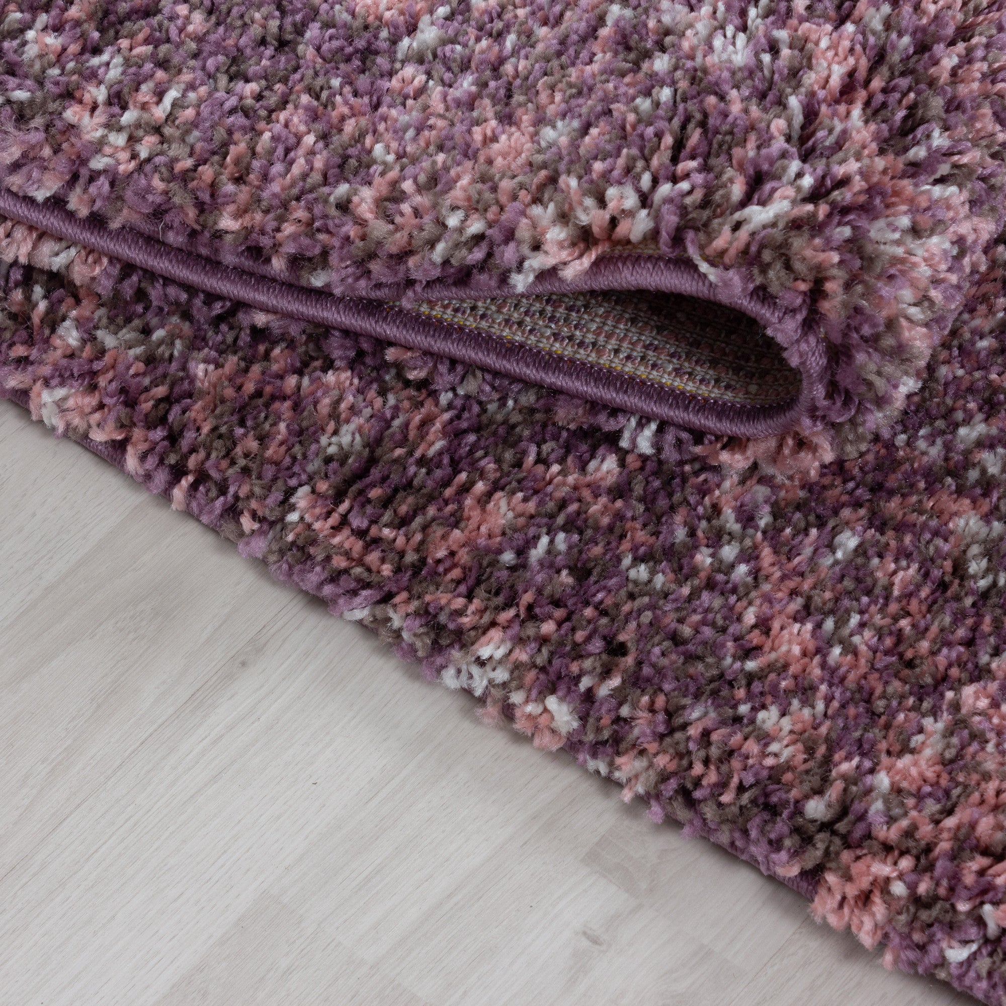 Enjoy Hochflor Teppich Pink