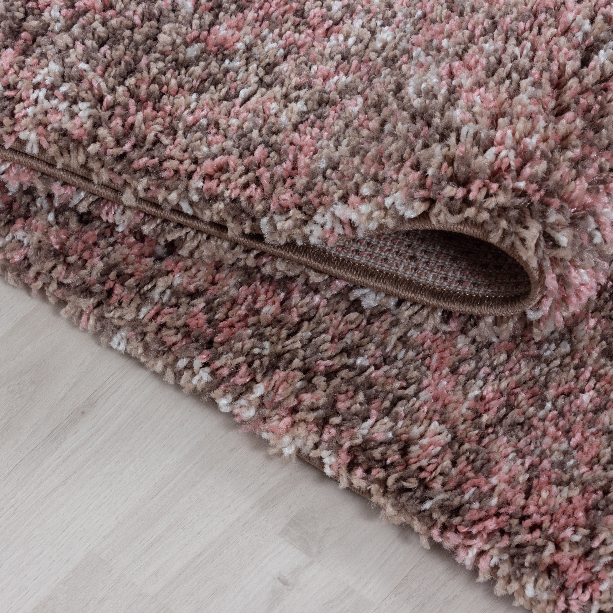 Enjoy Hochflor Teppich Rosa