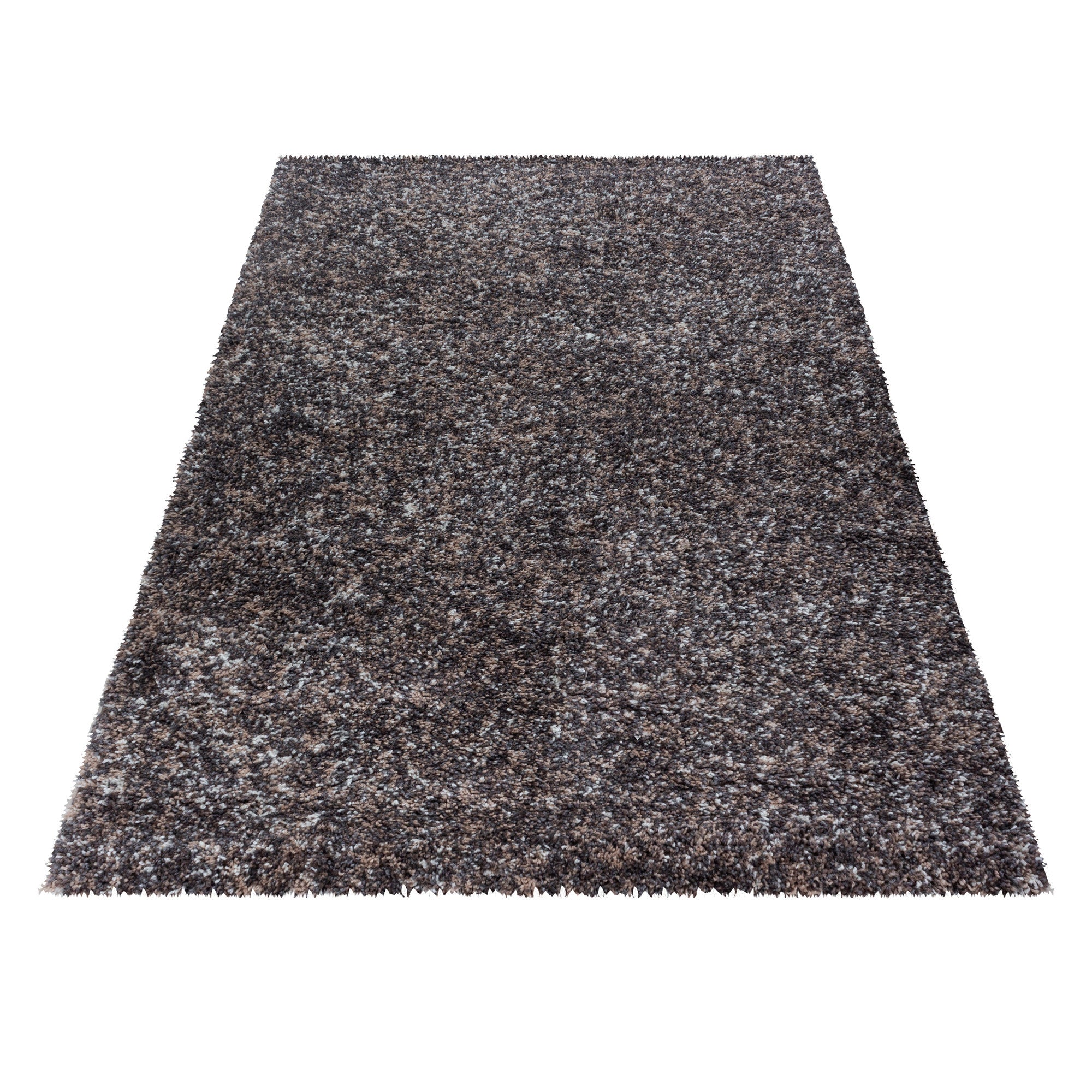 Enjoy Hochflor Teppich Taupe
