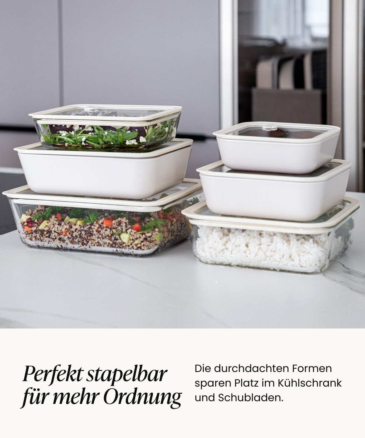 Frischhaltedosen Bundle Transparent 8 Tlg