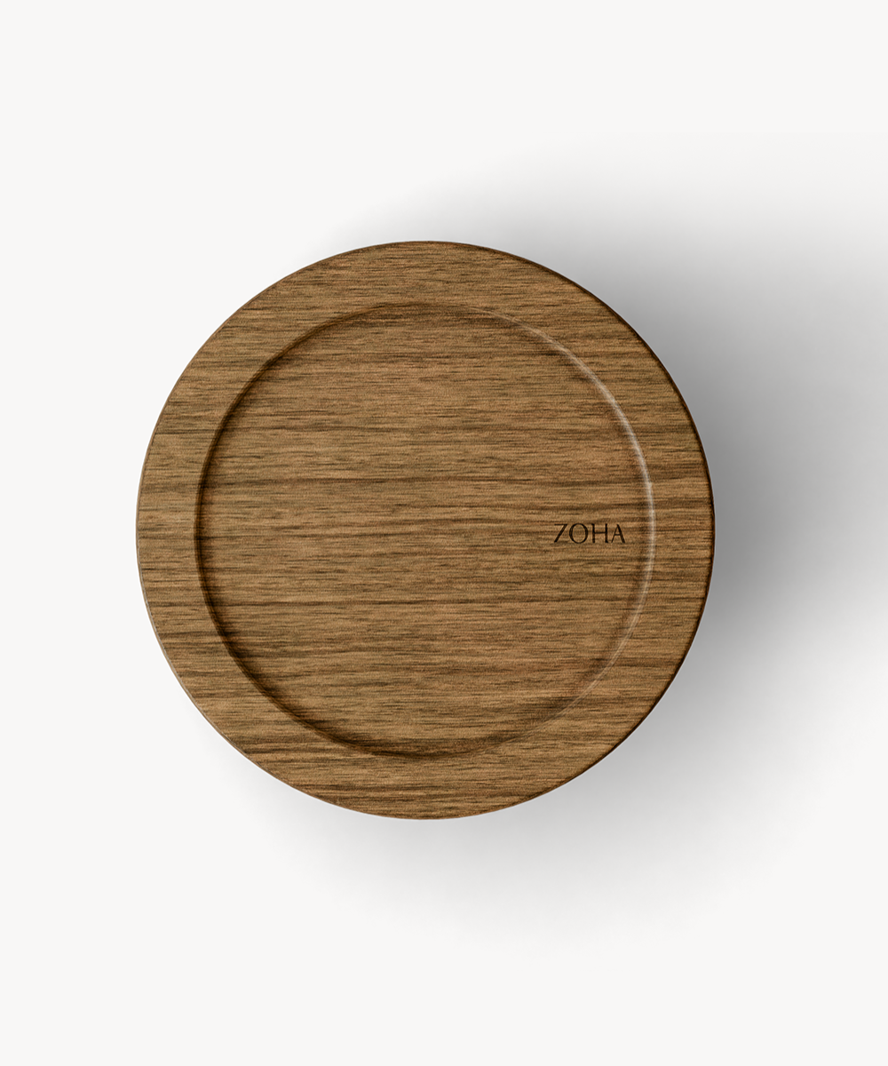 Frischhaltedose 1300 ml Rund Akaziendeckel