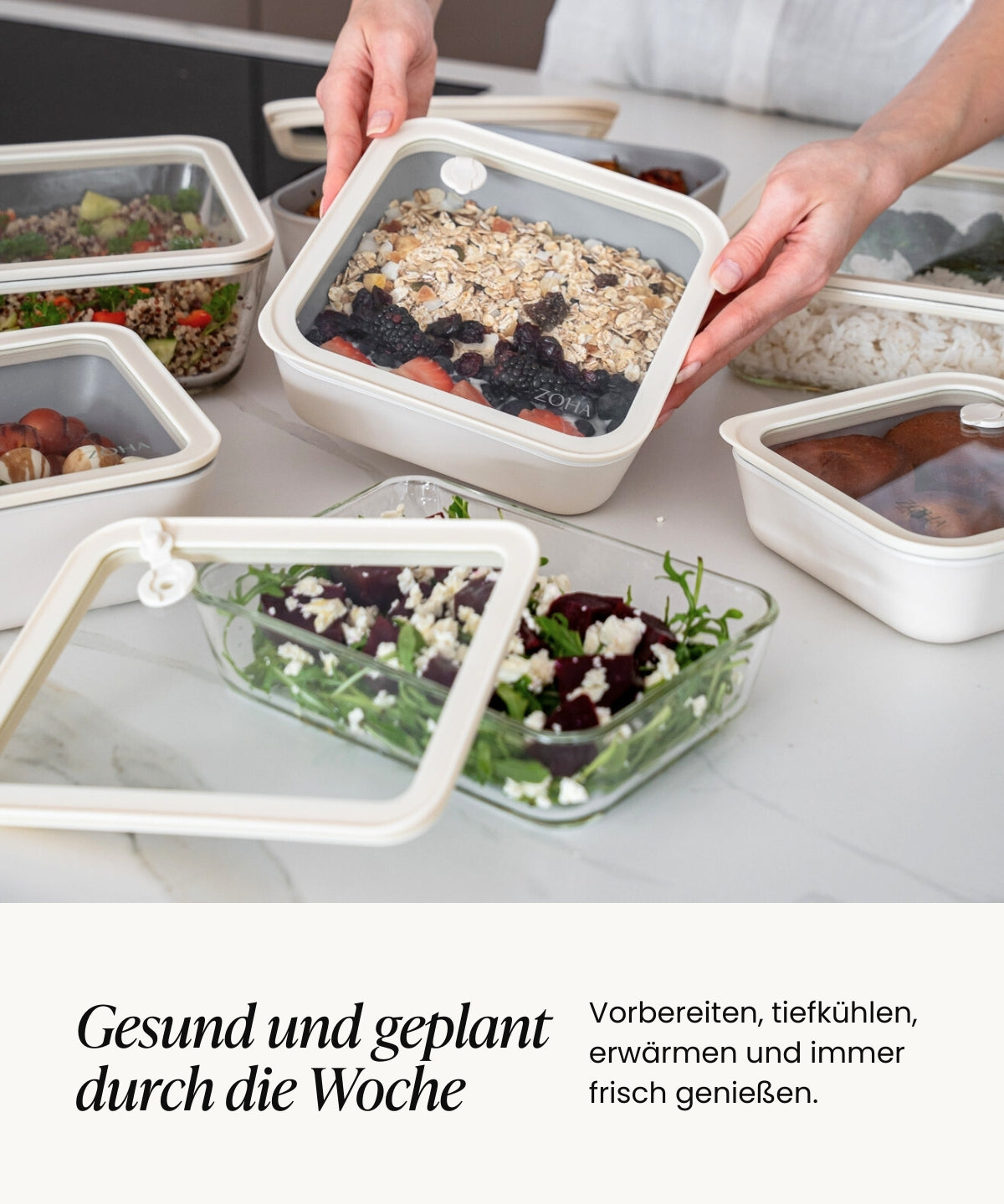 Frischhaltedosen Bundle Transparent 8 Tlg