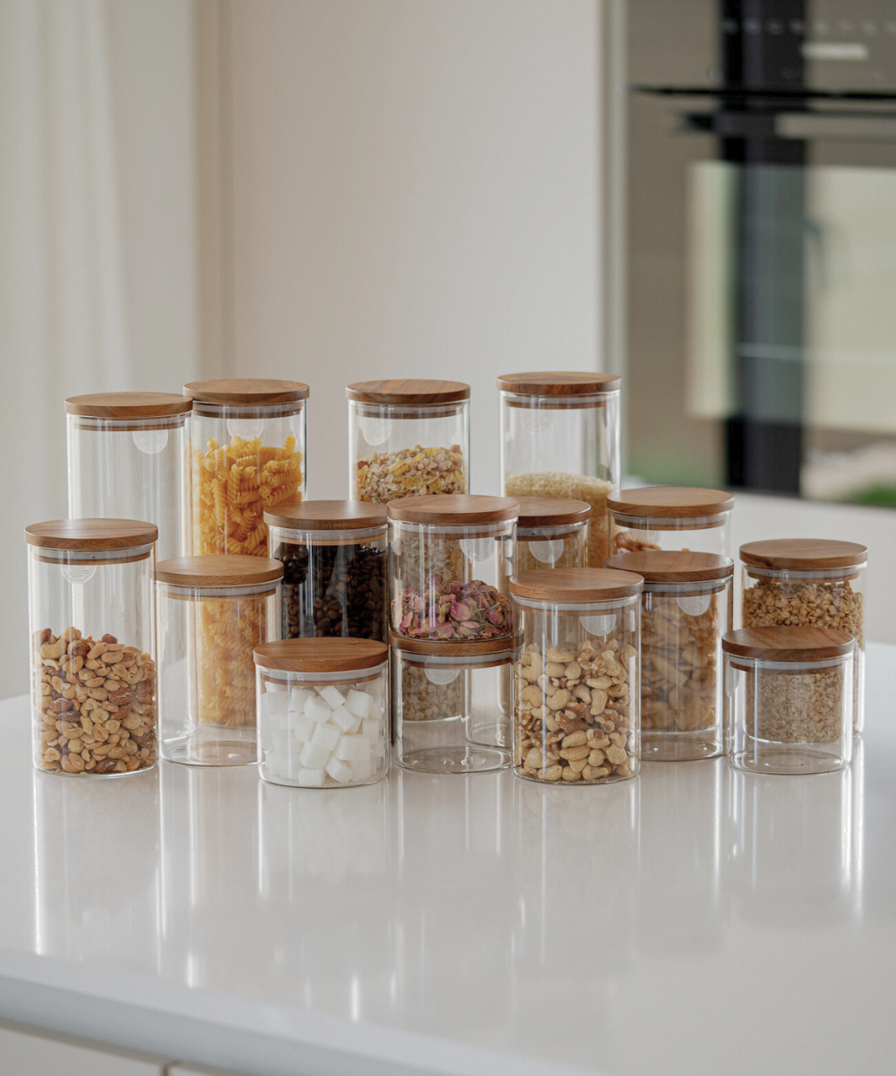 Vorratsgläser Akaziendeckel 1500 ml