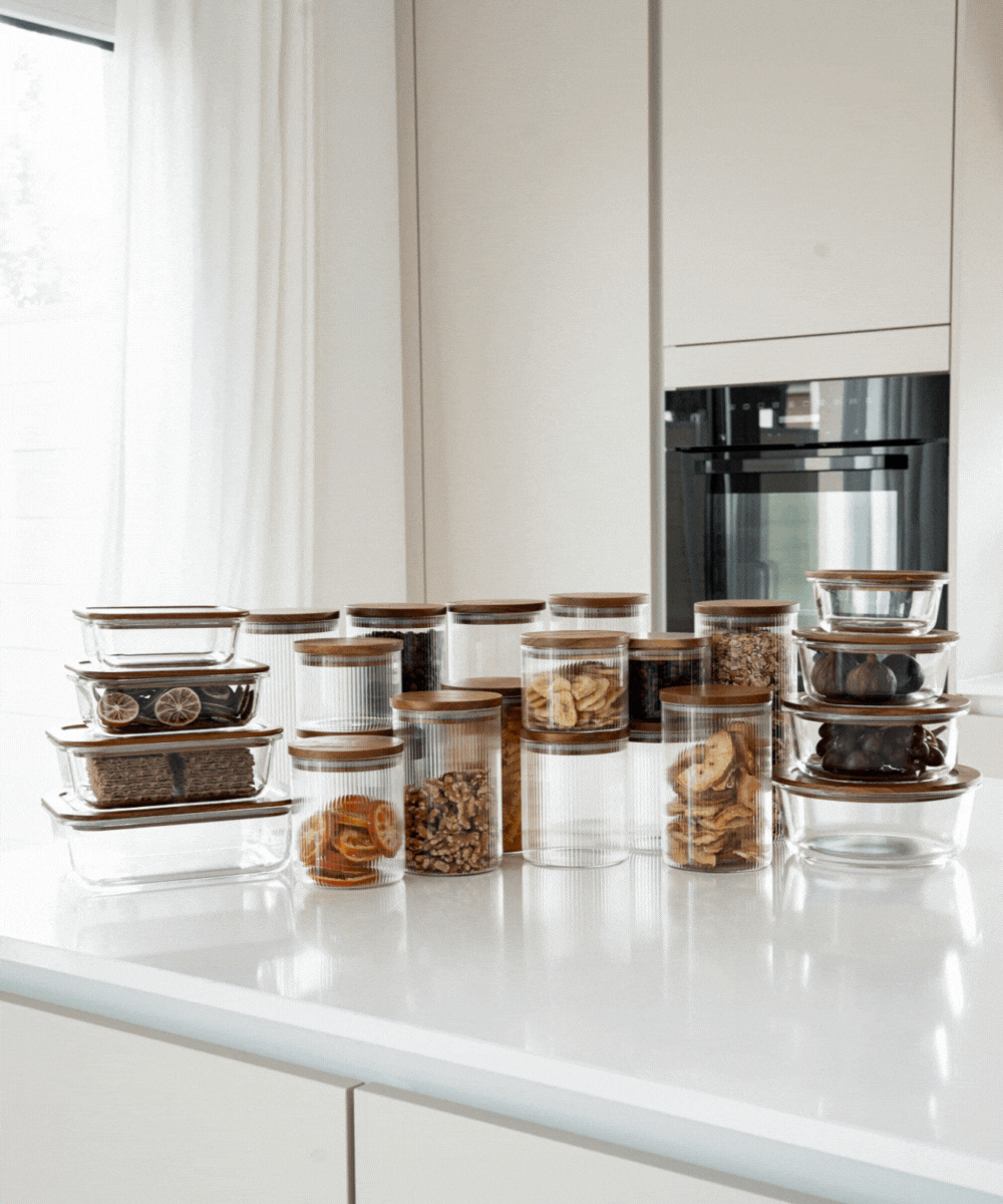 Küchen und Organisations Sparset- Akazie