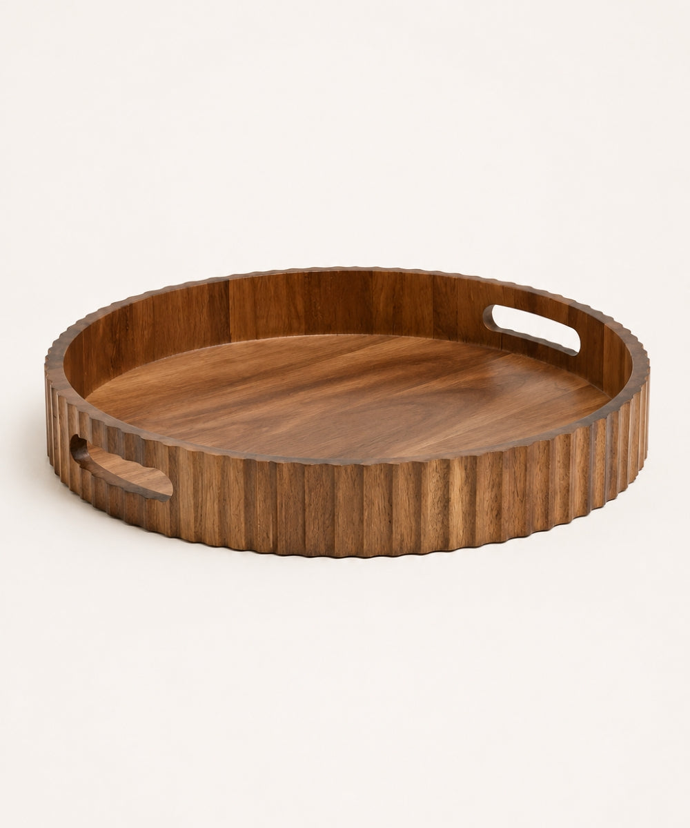 Akazienholz Stripe Tablett