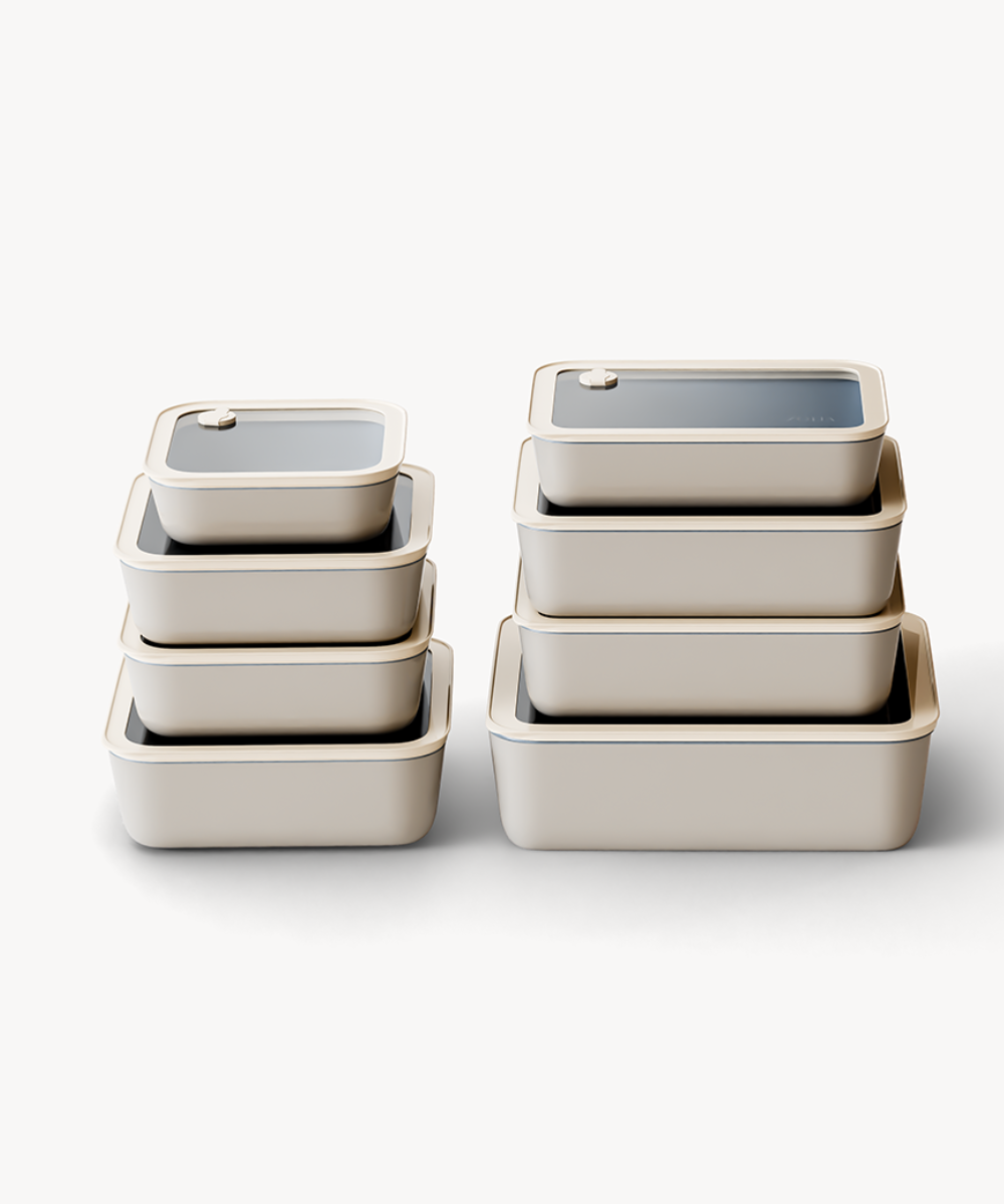 Frischhaltedosen Bundle Beige 8 Tlg