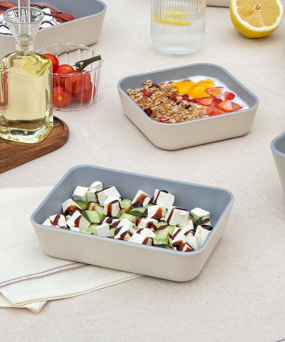 Frischhaltedosen Bundle Beige 8 Tlg