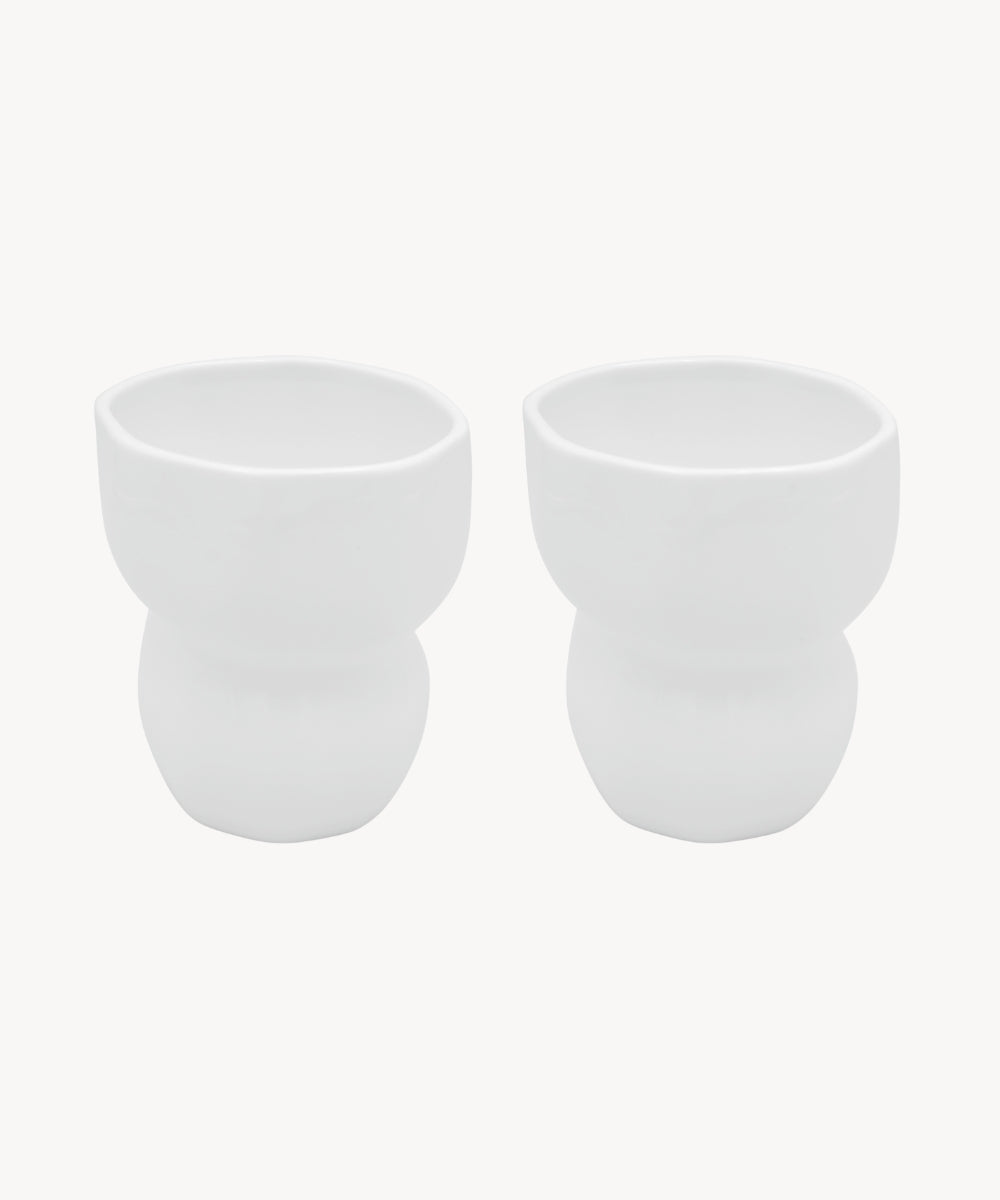 Organic Keramik Becher Weiß