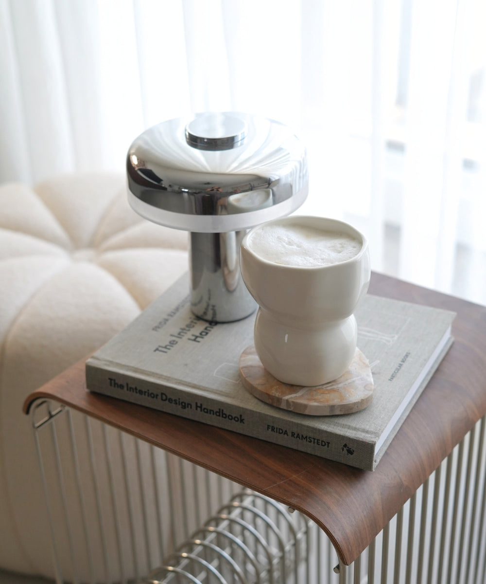 Organic Keramik Becher Weiß