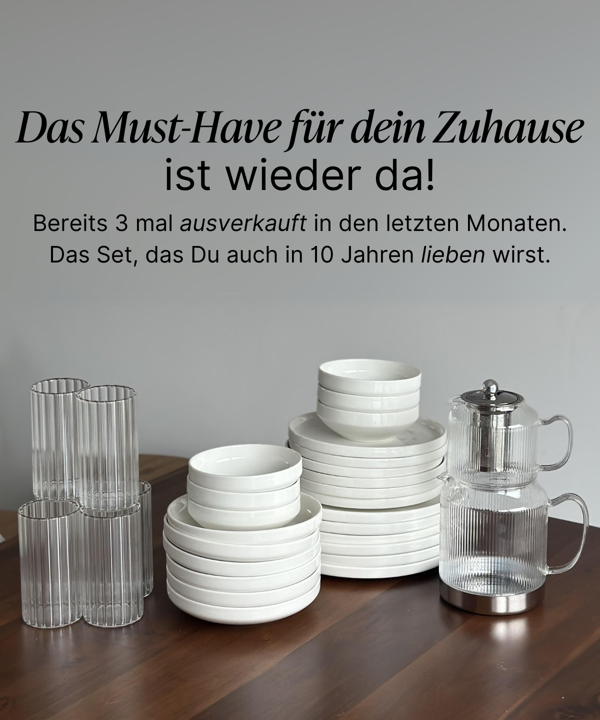 Geschirr Spar-Set für 12 Personen