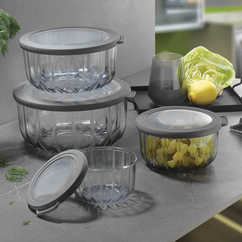 Diamond Aufbewahrungsbox Transparent- 4er Set