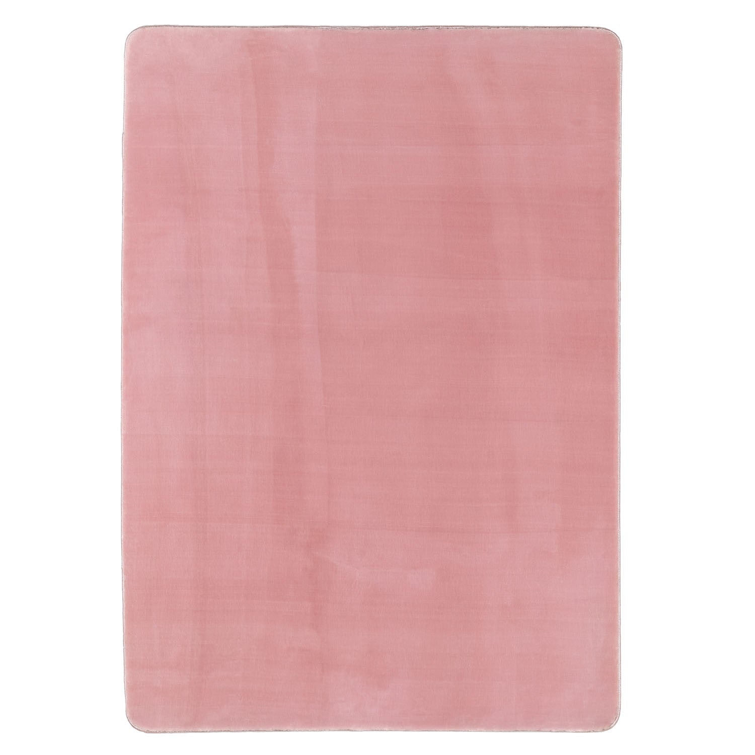 Luxy Hochflor Teppich Rosa