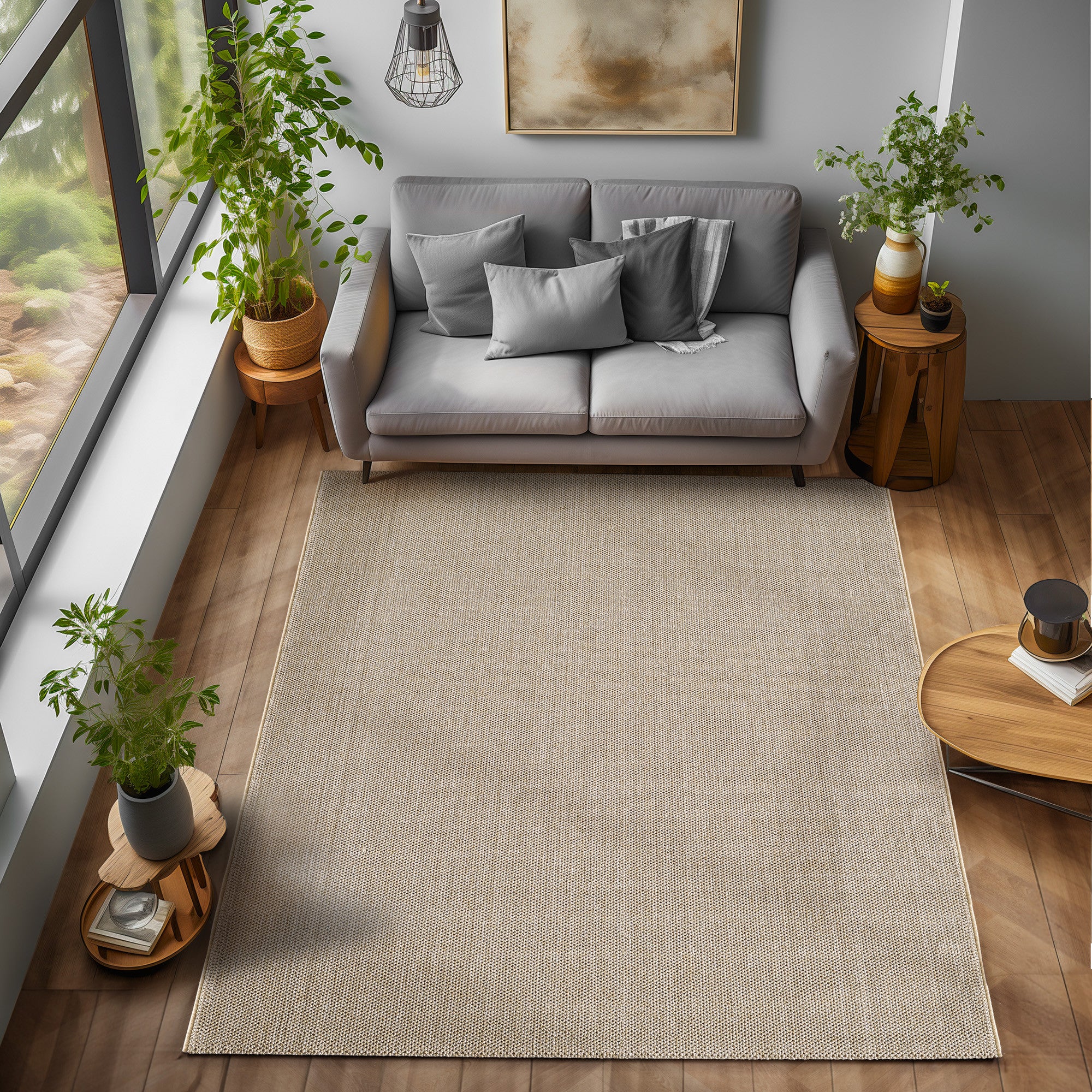 Loom Teppich Beige