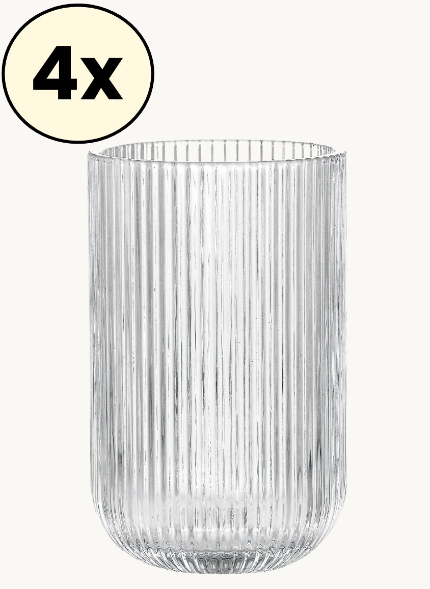 Relief Crystal Long Glas 400ml