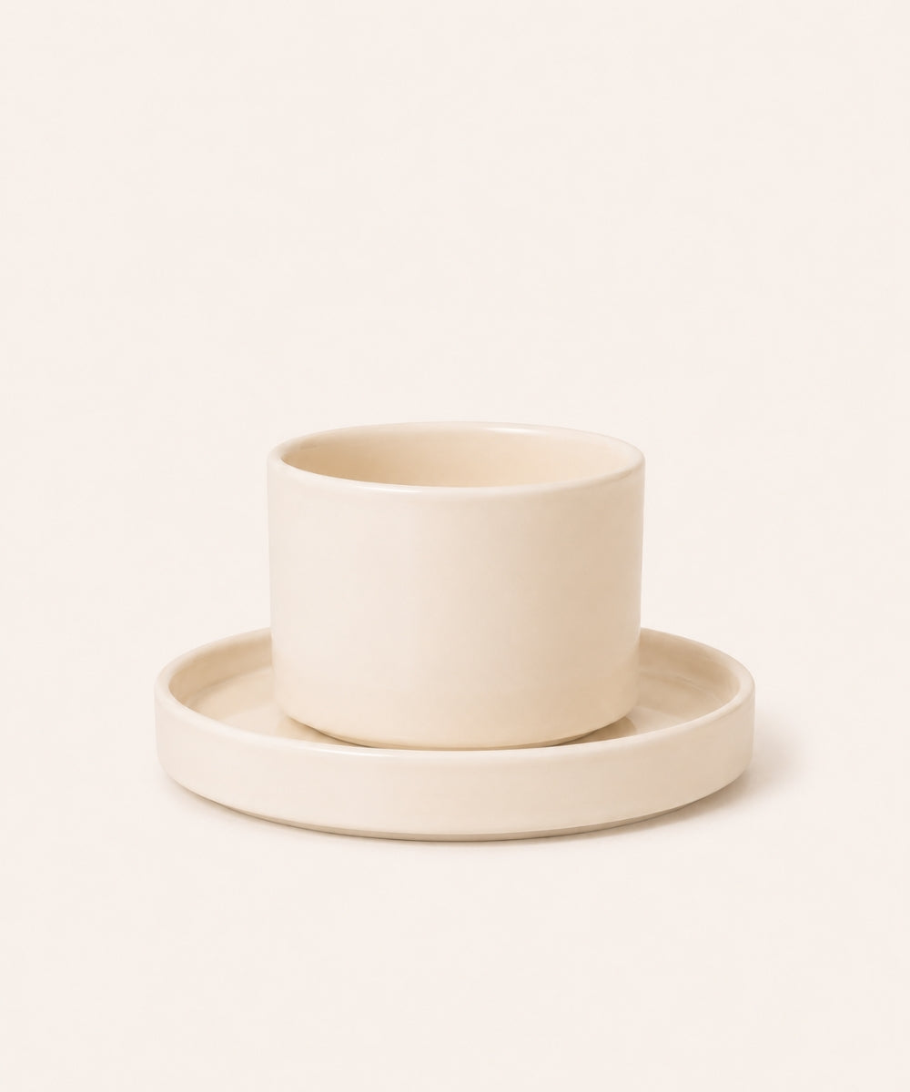 Noa Beige Kaffeetassen Set