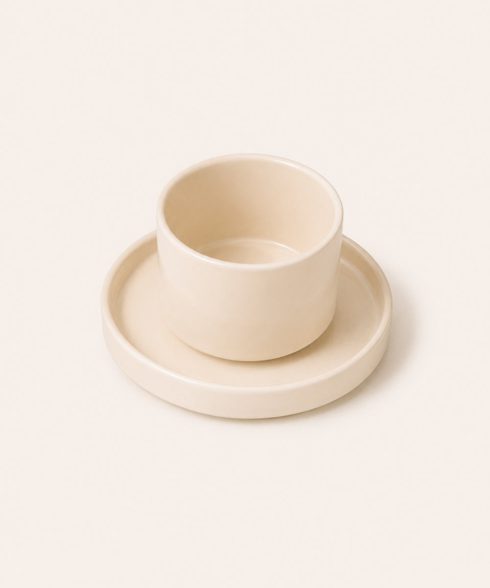 Noa Beige Kaffeetassen Set