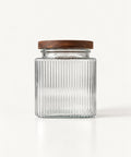 Vorratsgläser Stripe Akaziendeckel 1900 ml