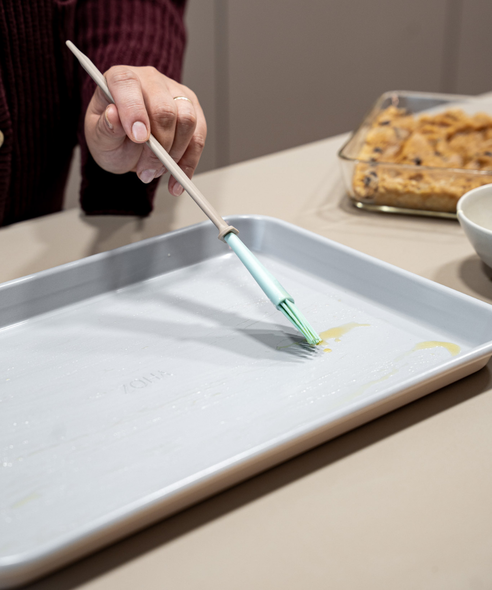 Backblech mit Auskühlgitter Beige