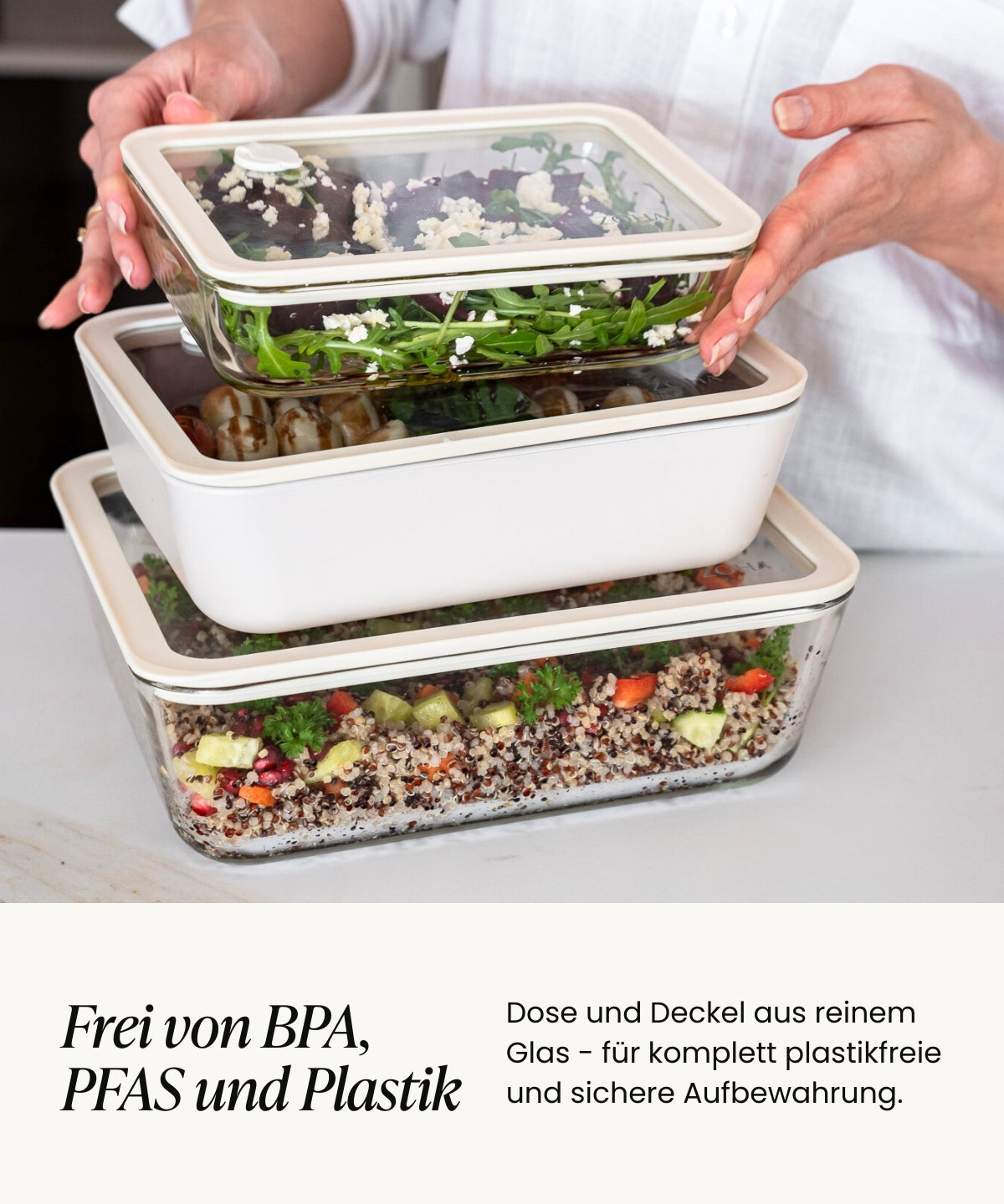 Frischhaltedosen Bundle Transparent 8 Tlg