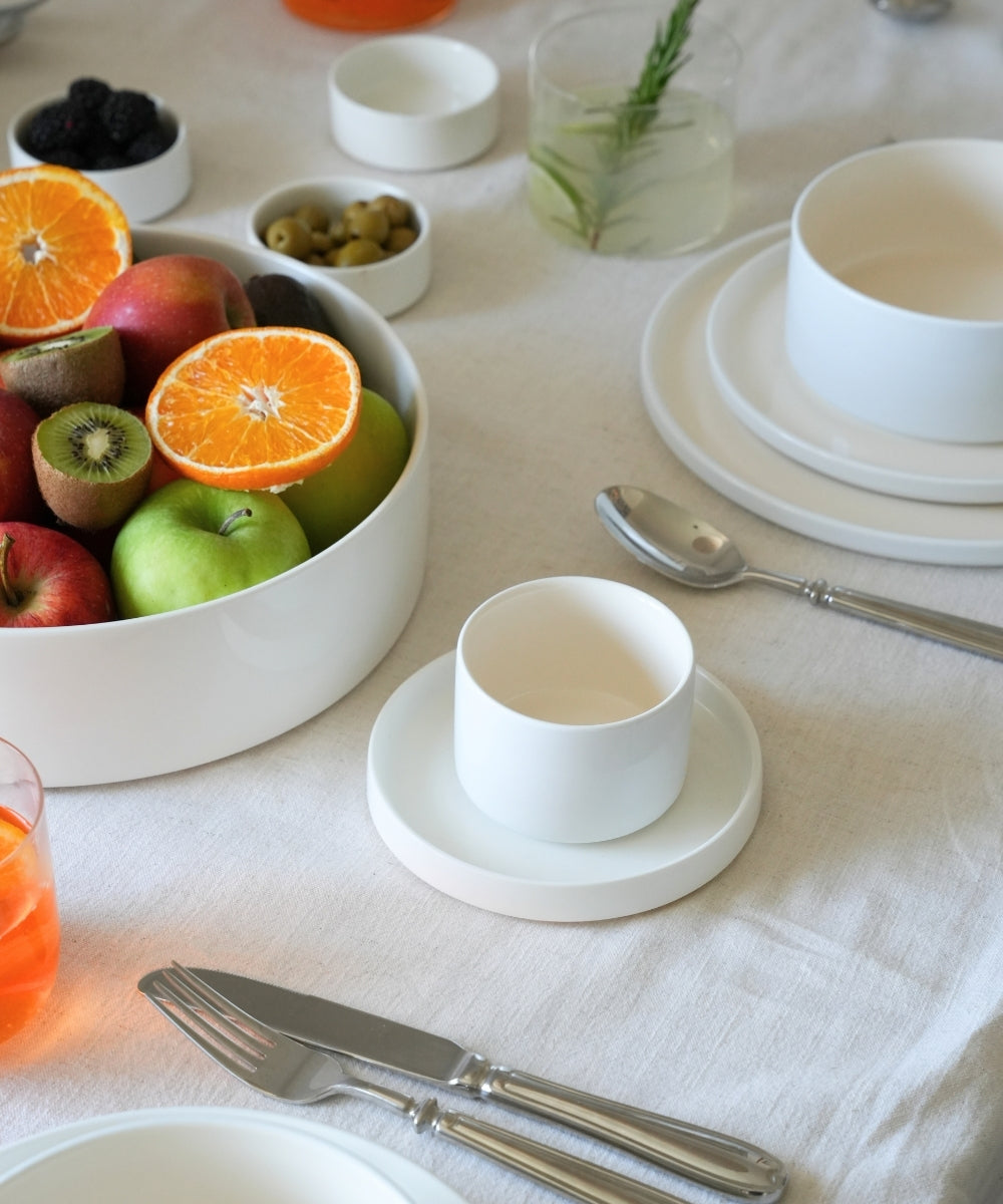 Noa Beige White Kaffeetassen Set