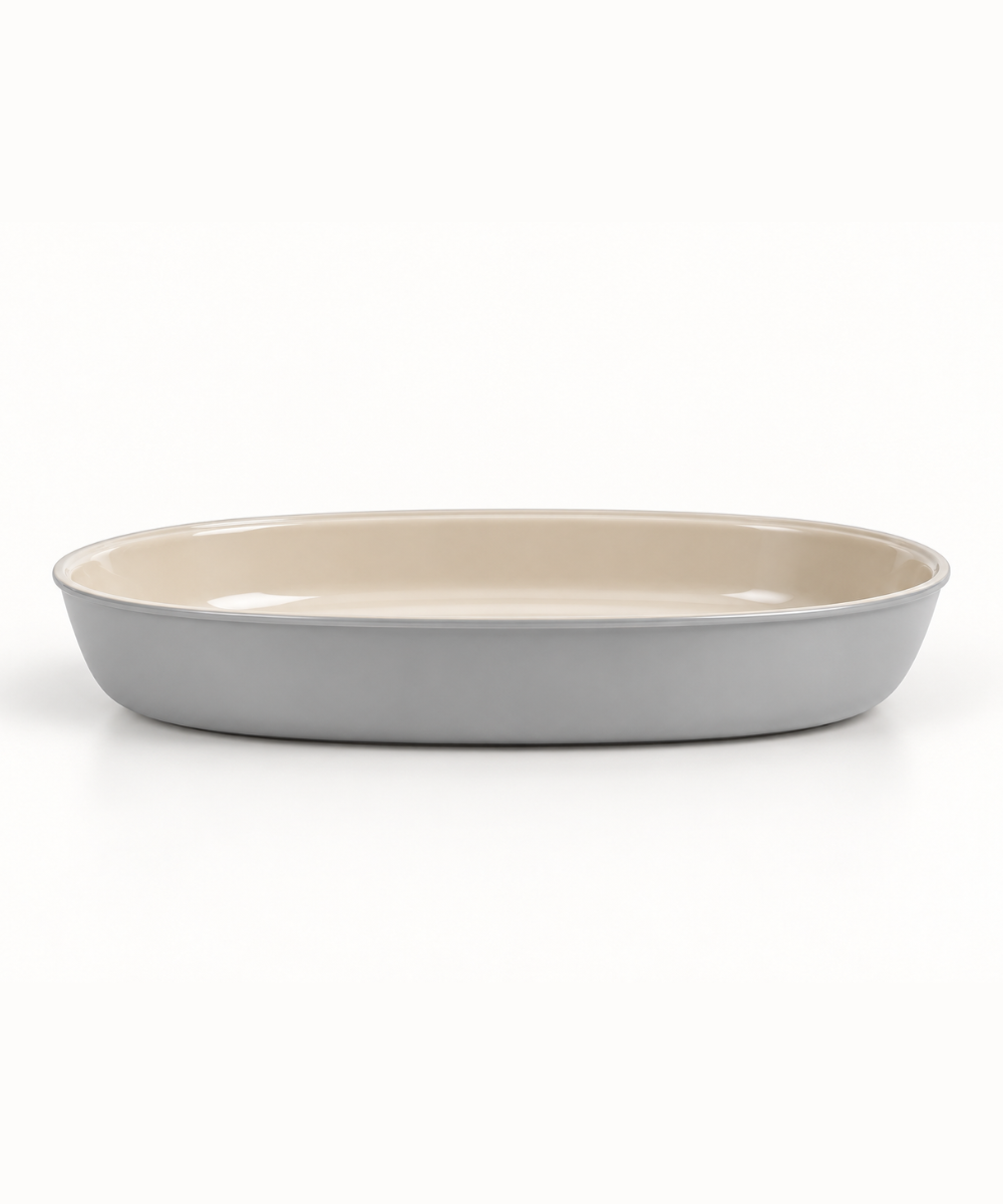 Auflaufform aus Glas Grau / Beige 4000 ml
