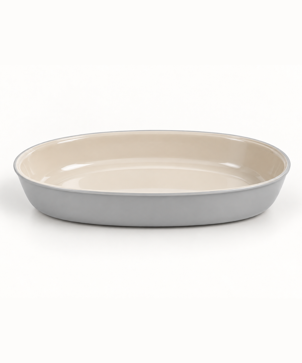 Auflaufform aus Glas Grau / Beige 4000 ml