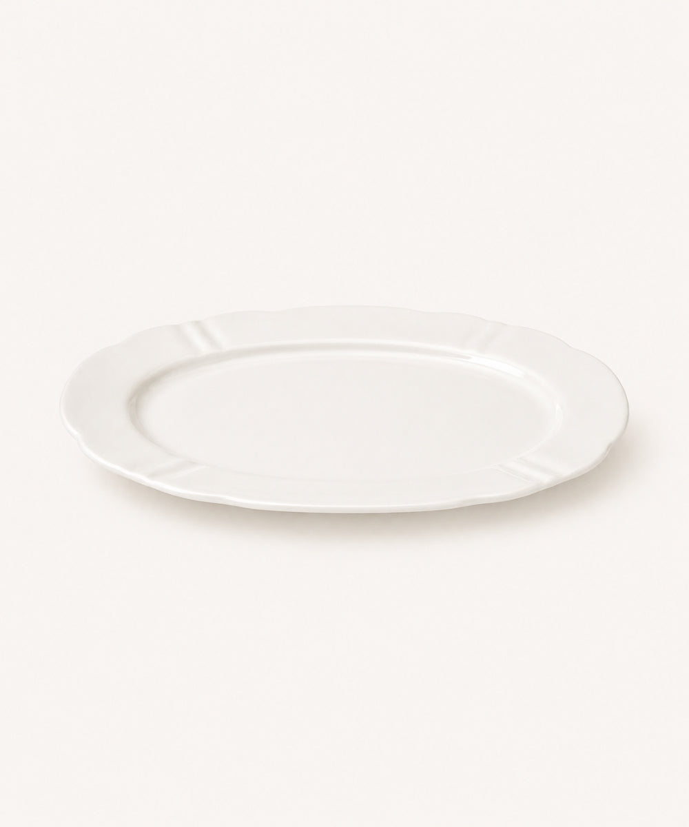 Plain Ovaler Servierteller