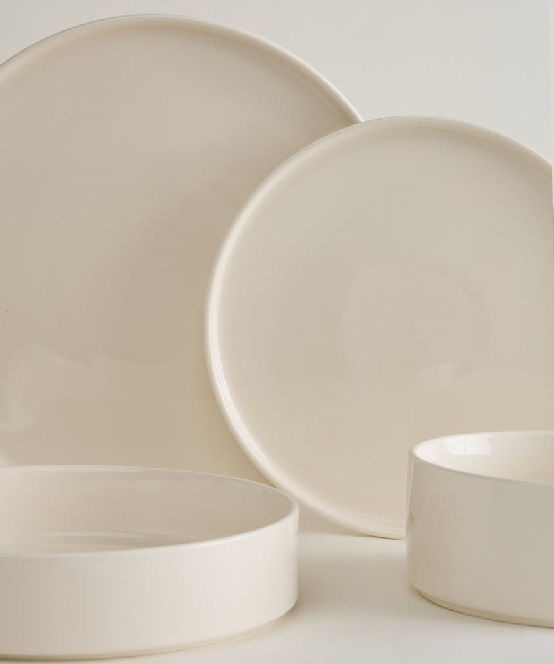 Noa Beige 24 - teiliges Geschirrset