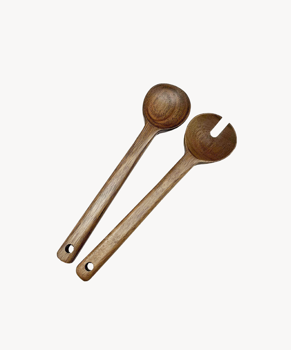 Akazie - Luno Salatbesteck 2 Tlg