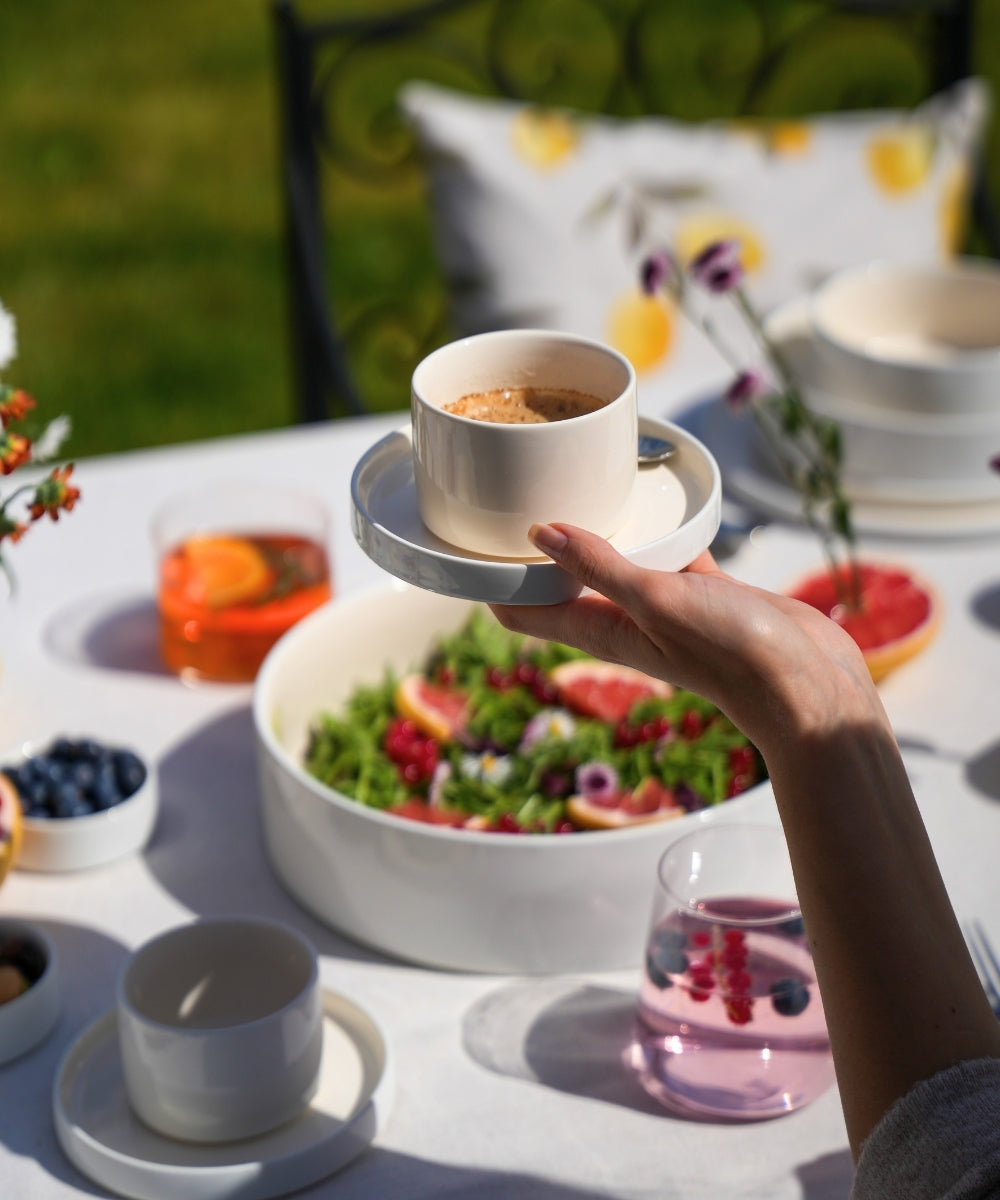 Noa Beige Kaffeetassen Set