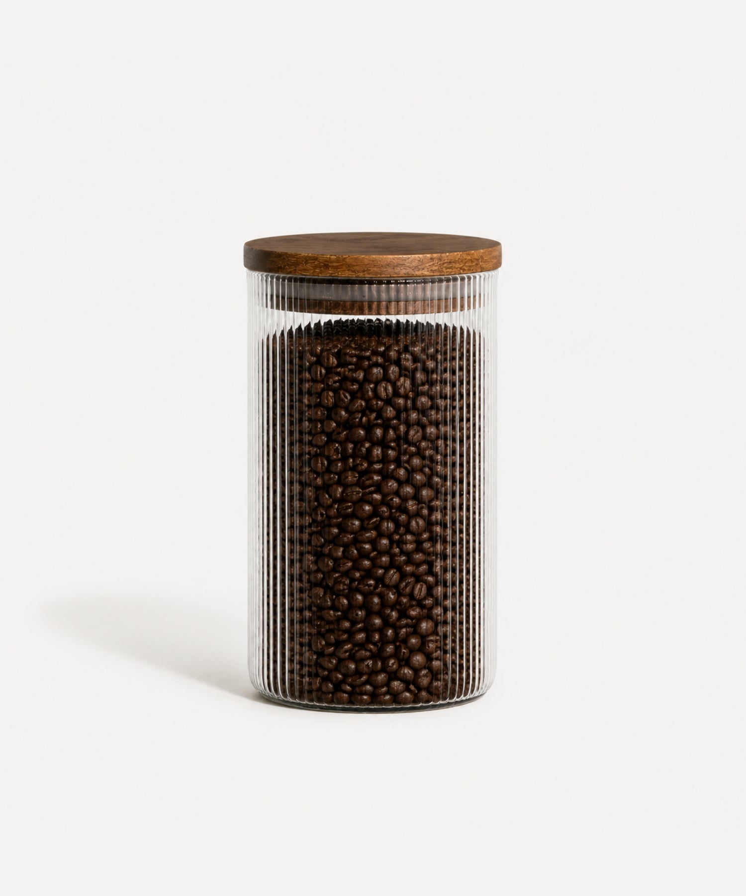 Vorratsgläser Stripe Akaziendeckel 1000 ml