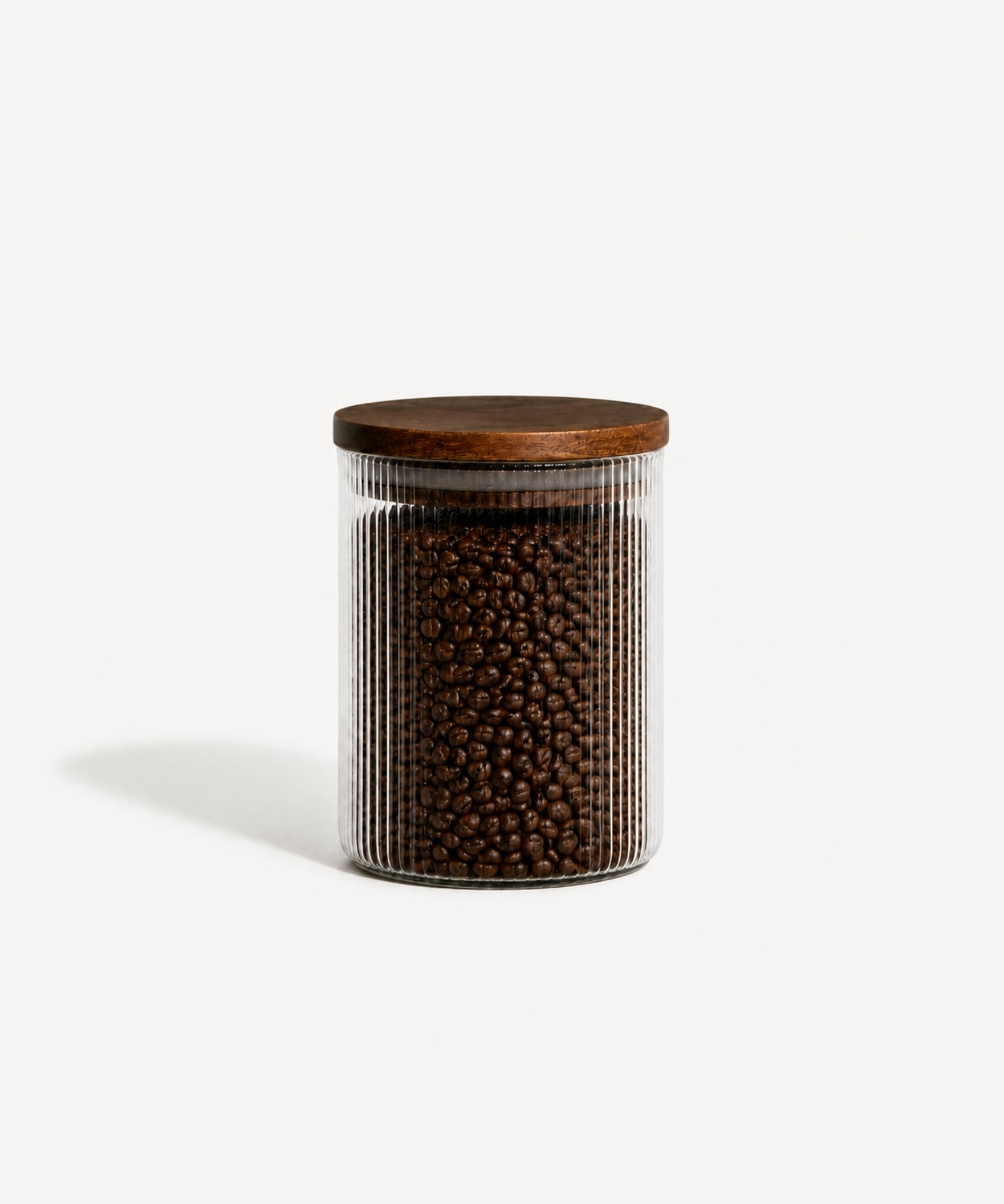 Vorratsgläser Stripe Akaziendeckel 750 ml