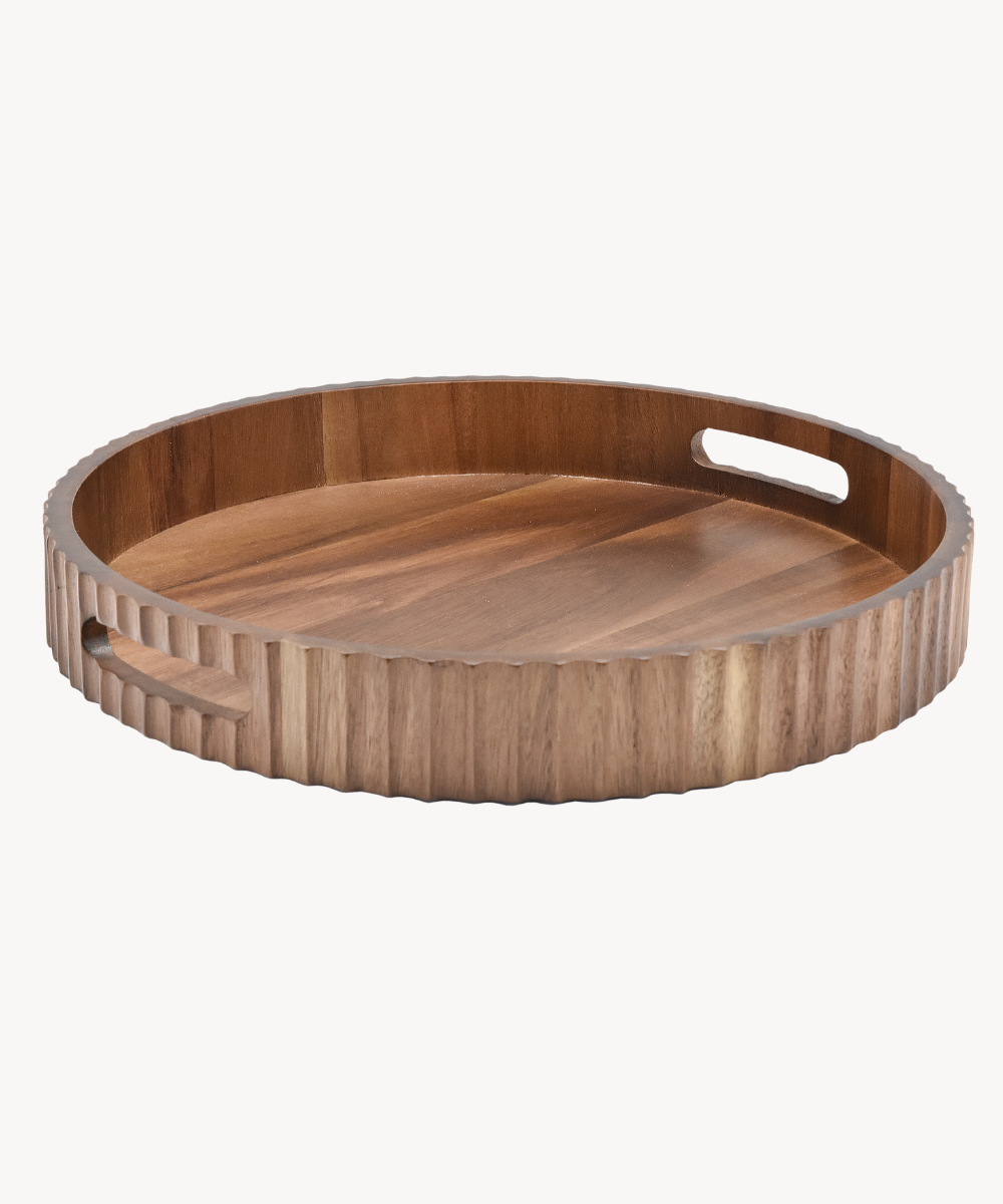 Akazienholz Stripe Tablett