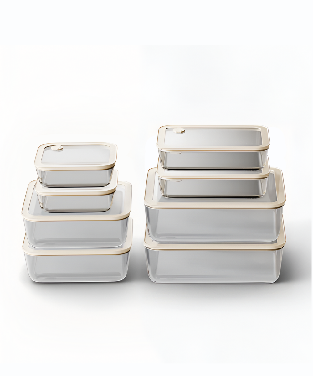 Frischhaltedosen Bundle Transparent 8 Tlg