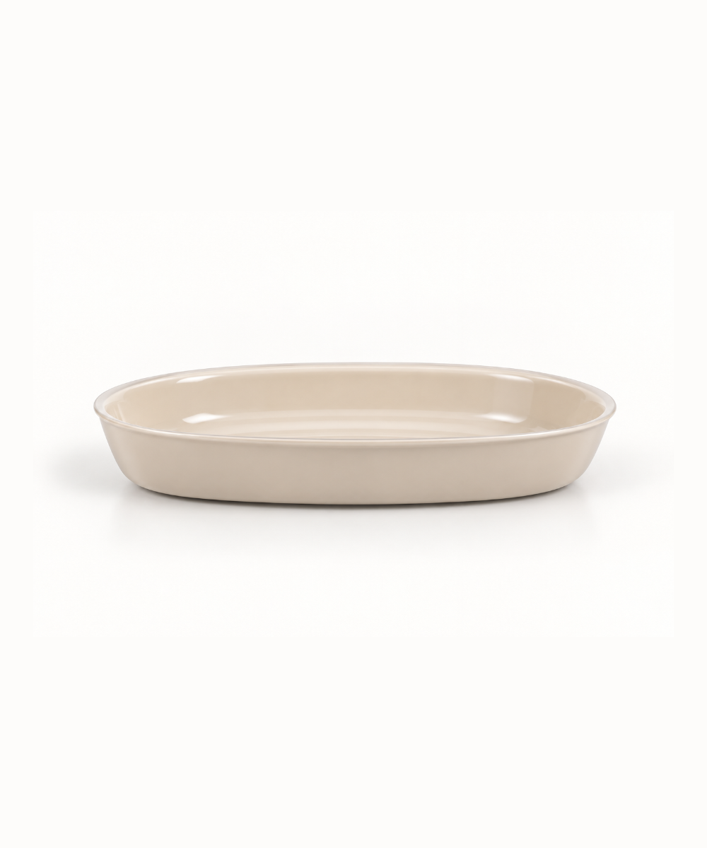 Auflaufform aus Glas Beige 3200 ml