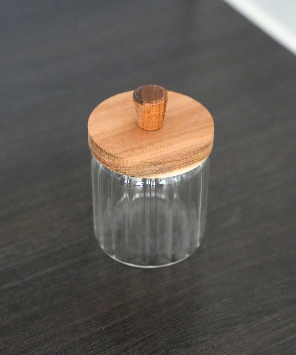 Vorratsgläser Stripe Akaziendeckel 500 ml