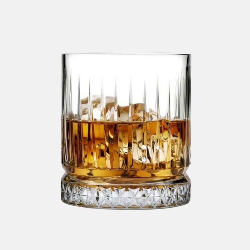 Trinkglas von Pasabahce Elysia mit Diamentendesign