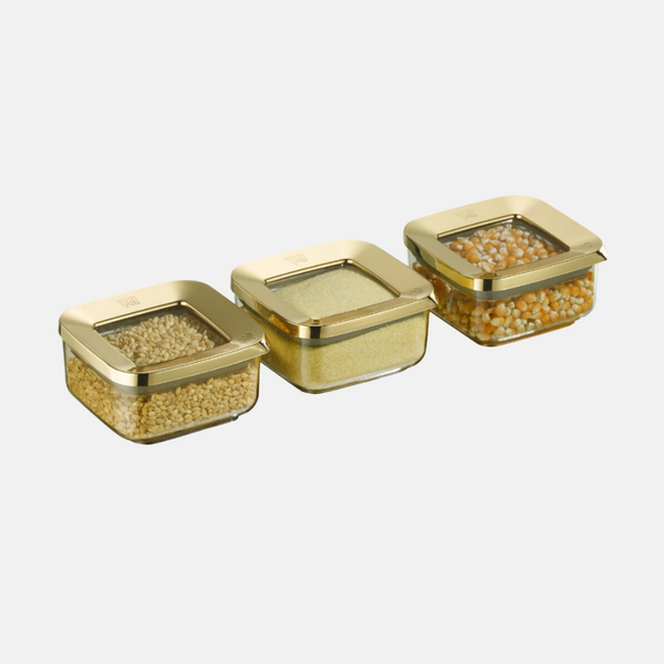 Aufbewahrungsbehälter 3er Set Gold 250 ml