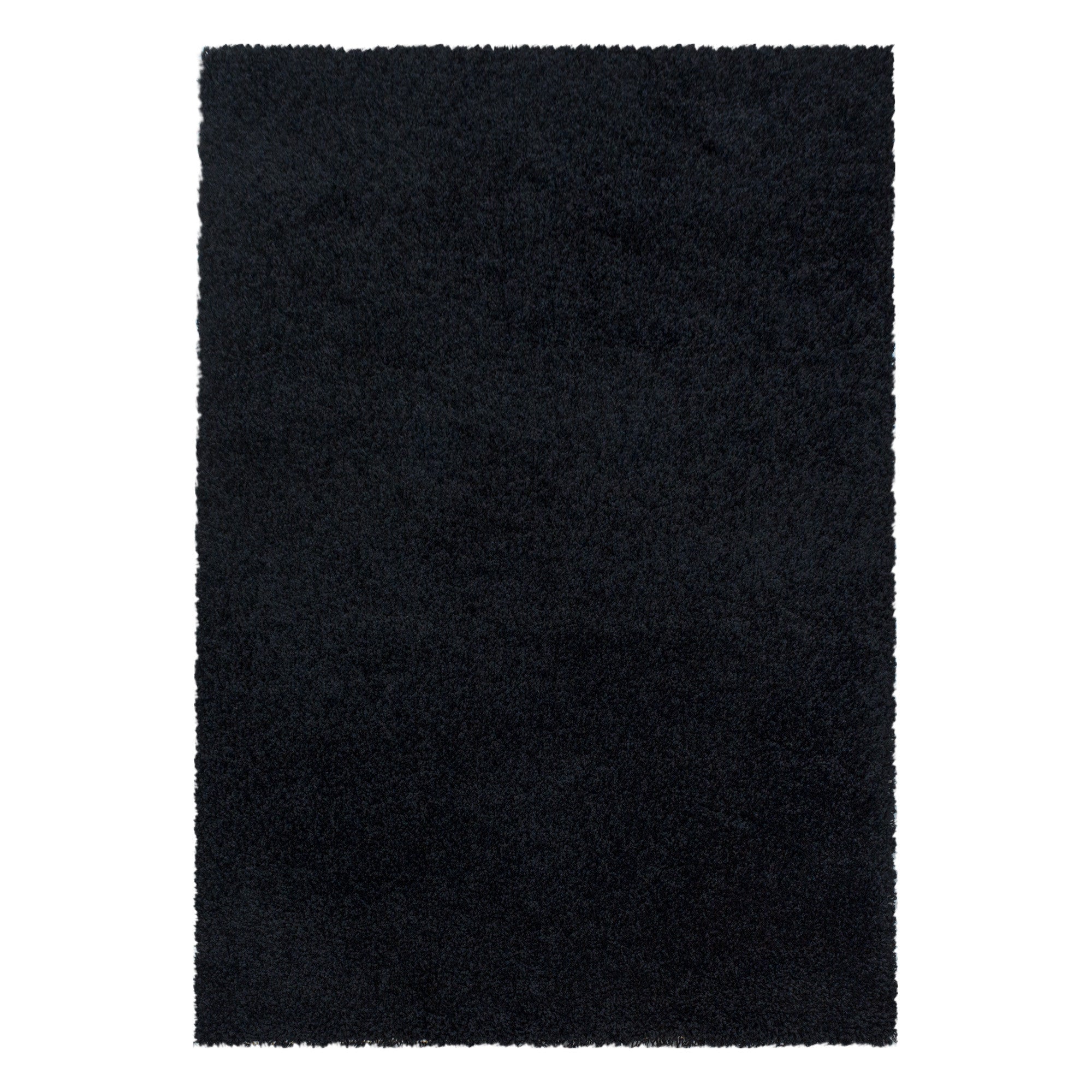 Sydney Hochflor Teppich Schwarz