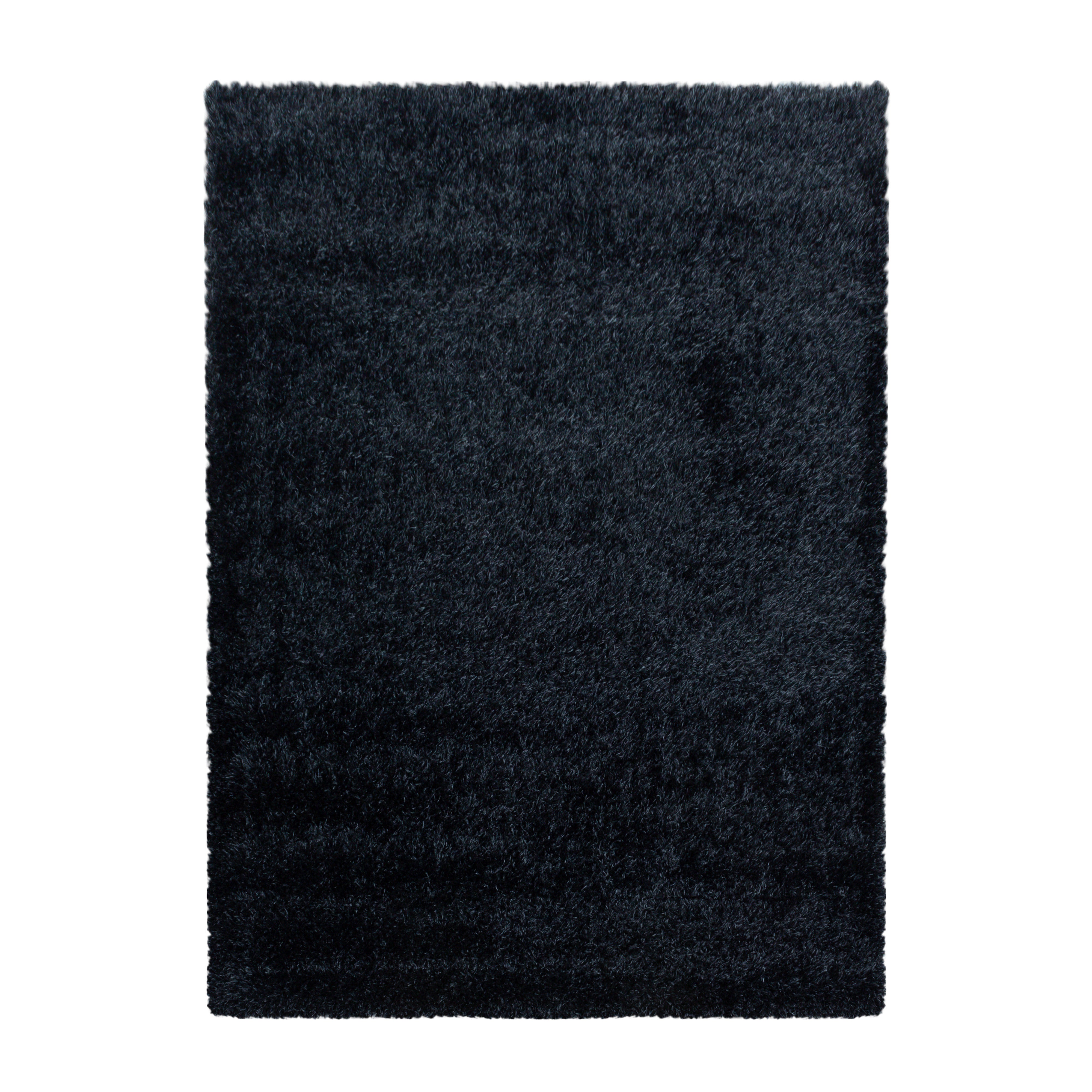 Comfy Hochflor Teppich Schwarz