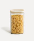 Vorratsglas Beige Kare Stripe 1500 ml