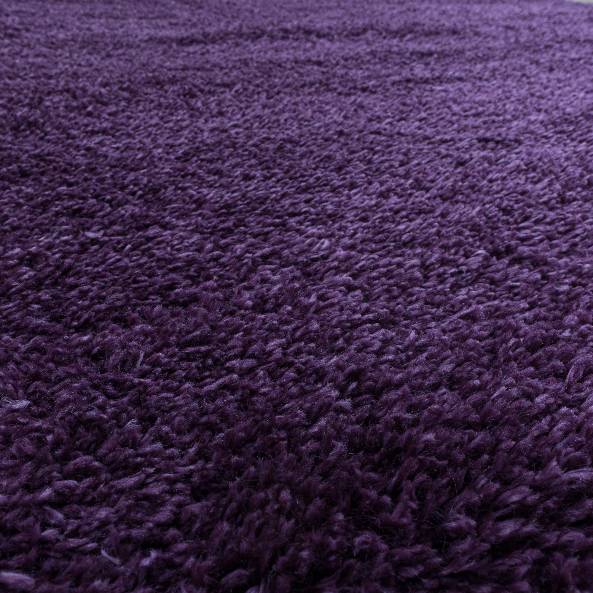 Fluffy Hochflor Teppich Violett