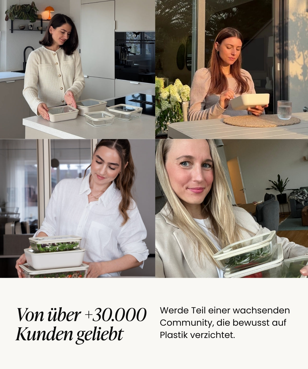 Frischhaltedosen Bundle Transparent 8 Tlg