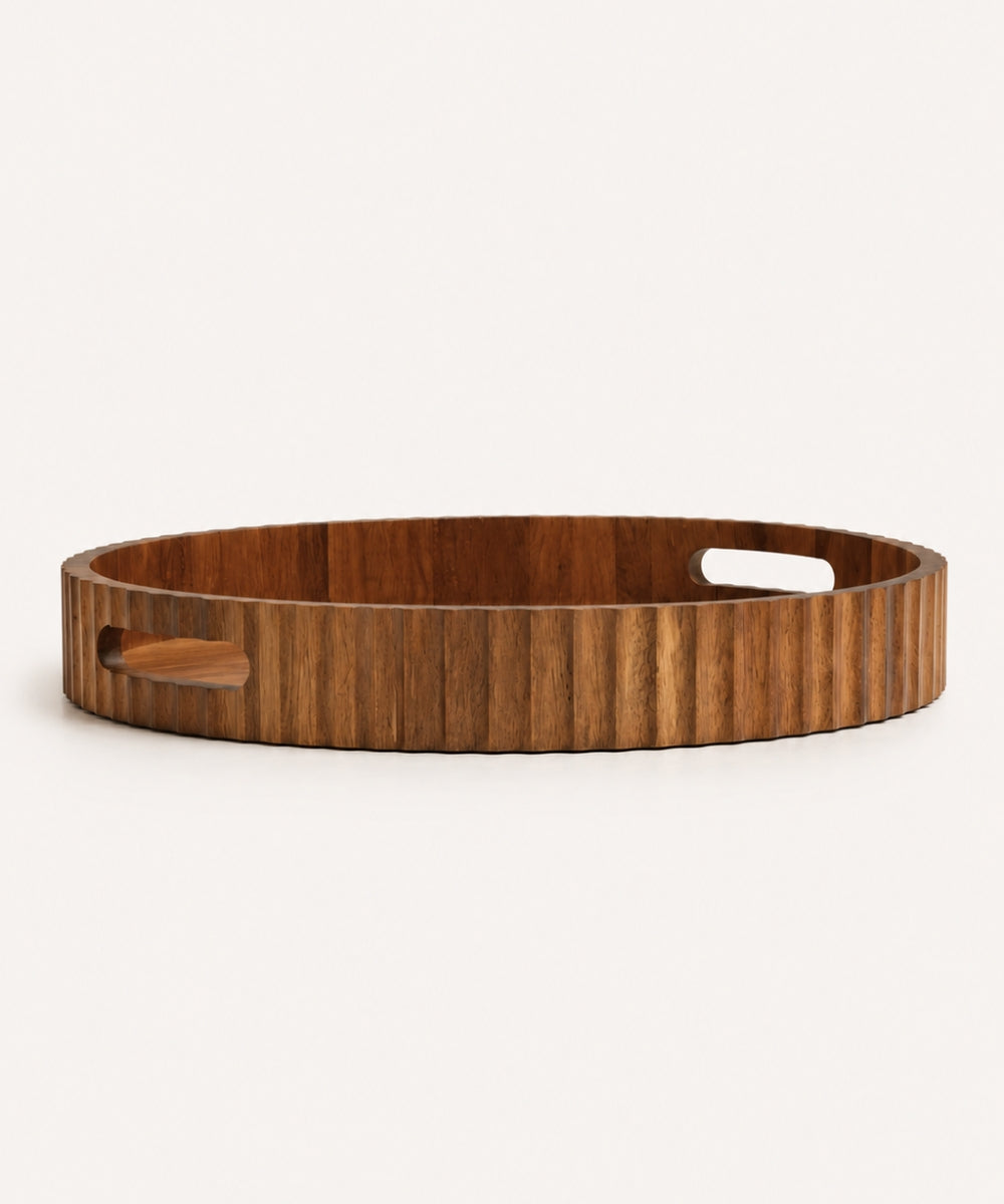 Akazienholz Stripe Tablett